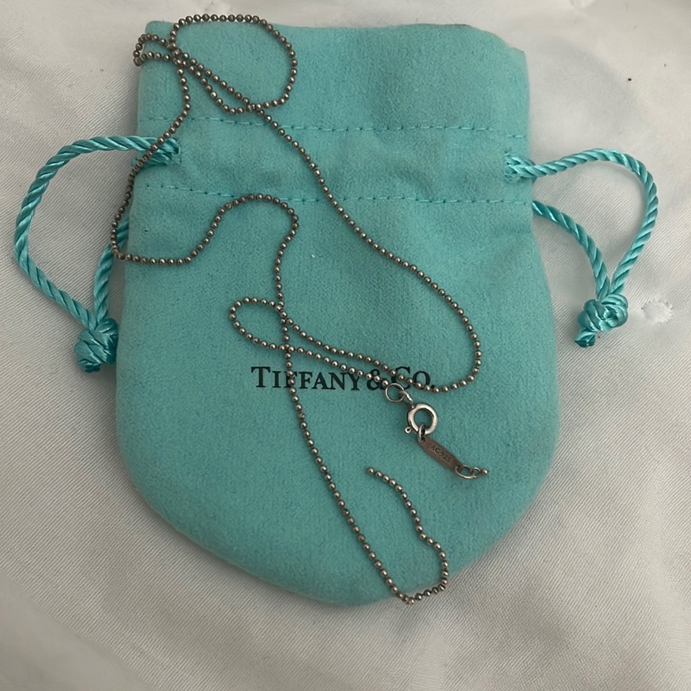 Broken* Tiffany and Co Beaded Chain Necklace